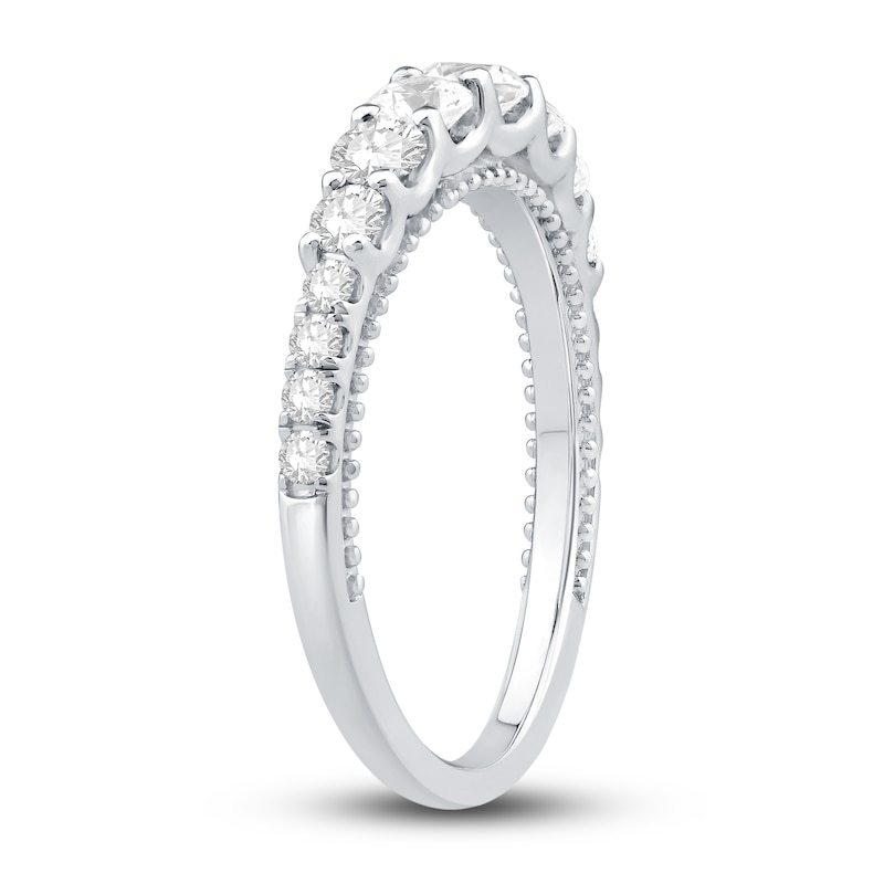 Main Image 2 of Diamond Anniversary Band 1 ct tw Round 18K White Gold