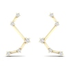 Thumbnail Image 0 of Diamond Aries Constellation Earrings 1/8 ct tw Round 14K Yellow Gold