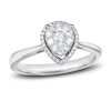 Thumbnail Image 1 of Diamond Engagement Ring 1/2 ct tw Round 14K White Gold