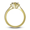 Thumbnail Image 2 of Diamond Heart Engagement Ring 1/3 ct tw Round 14K Yellow Gold