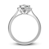 Thumbnail Image 2 of Diamond Heart Engagement Ring 1/3 ct tw Round 14K White Gold