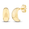 Thumbnail Image 2 of Half Hoop Earrings 14K Yellow Gold