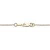 Thumbnail Image 3 of Diamond Initial B Pendant Necklace 1/20 ct tw Round 10K Yellow Gold 18&quot;