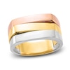 Thumbnail Image 1 of Flat Top Ring 14K Tri-Tone Gold