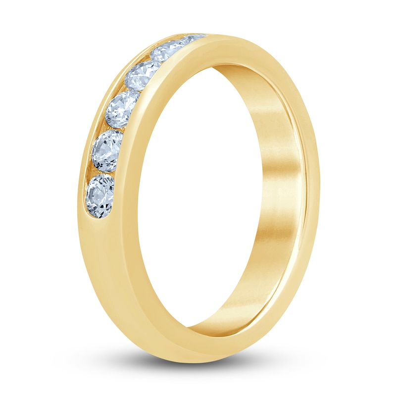 Main Image 2 of Diamond Anniversary Band 1 ct tw Round 14K Yellow Gold