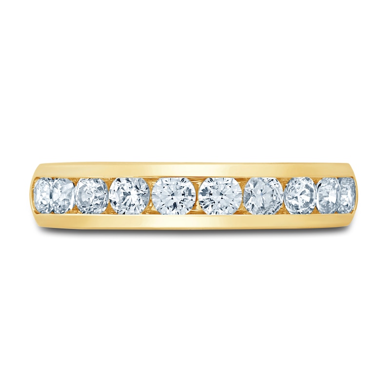 Main Image 3 of Diamond Anniversary Band 1 ct tw Round 14K Yellow Gold