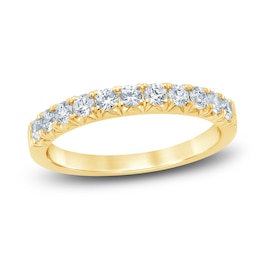 Diamond Anniversary Ring 1/2 ct tw Round 14K Yellow Gold