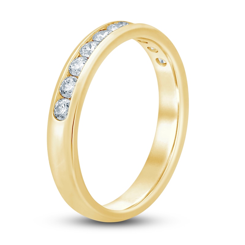 Main Image 2 of Diamond Anniversary Ring 1/2 ct tw Round 14K Yellow Gold