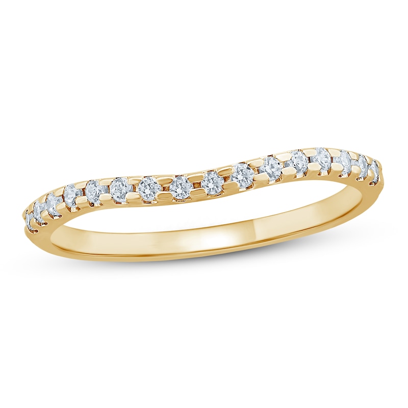 Main Image 1 of Diamond Anniversary Ring 1/6 ct tw Round 14K Yellow Gold