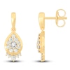 Thumbnail Image 1 of Diamond Earrings 1/2 ct tw Round 14K Yellow Gold