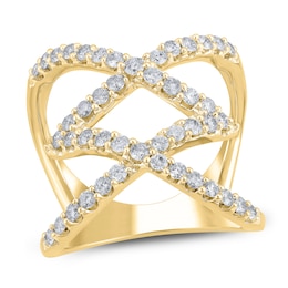 Diamond Ring 1 ct tw Round 14K Yellow Gold