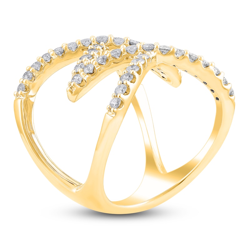 Main Image 3 of Diamond Ring 1 ct tw Round 14K Yellow Gold