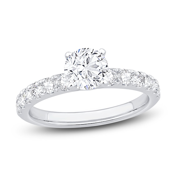 Diamond Engagement Ring 1-1/2 ct tw Round 14K White Gold | Jared