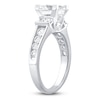 Thumbnail Image 1 of Diamond Engagement Ring 2-1/4 ct tw Princess/Round 14K White Gold