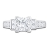 Thumbnail Image 2 of Diamond Engagement Ring 2-1/4 ct tw Princess/Round 14K White Gold