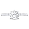 Thumbnail Image 2 of Diamond Engagement Ring 1 ct tw Round Platinum