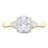 Thumbnail Image 2 of Diamond Engagement Ring 1-1/8 ct tw Oval/Baguette/ Round 14K Yellow Gold