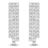 Thumbnail Image 0 of Diamond Three-Row Earrings 2 ct tw 14K White Gold