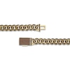 Thumbnail Image 1 of Men's Brown Diamond Curb Chain Necklace 3 ct tw 10K Yellow Gold 20"