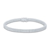 Thumbnail Image 1 of Men's Diamond Tennis Bracelet 2-1/4 ct tw Round 14K White Gold