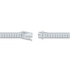 Thumbnail Image 3 of Men's Diamond Tennis Bracelet 2-1/4 ct tw Round 14K White Gold