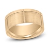 Thumbnail Image 1 of Men's Machine-Cut Wedding Band 14K Yellow Gold 9mm