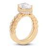 Thumbnail Image 1 of Oval & Round-Cut Lab-Created Diamond Wedding Ring 2-1/3 ct tw 14K Yellow Gold