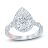 Thumbnail Image 1 of Pnina Tornai Princess, Marquise & Baguette-Cut Diamond Engagement Ring 1-1/2 ct tw 14K White Gold