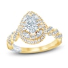 Thumbnail Image 1 of Pnina Tornai Pear, Marquise & Round-Cut Diamond Engagement Ring 1-3/8 ct tw 14K Yellow Gold