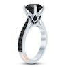 Thumbnail Image 2 of Pnina Tornai Black Diamond Engagement Ring 3-3/8 ct tw 14K White Gold