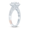 Thumbnail Image 2 of Pnina Tornai Princess & Round-Cut Diamond Engagement Ring 1-3/4 ct tw 14K White Gold