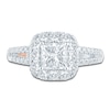 Thumbnail Image 3 of Pnina Tornai Princess & Round-Cut Diamond Engagement Ring 1-3/4 ct tw 14K White Gold