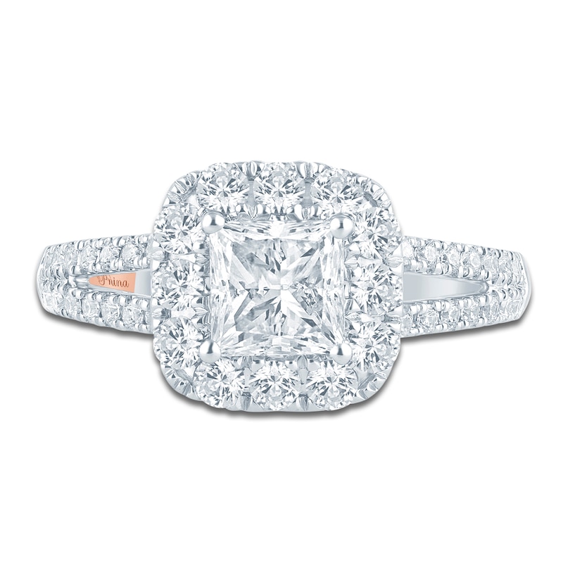 Main Image 3 of Pnina Tornai Princess & Round-Cut Diamond Engagement Ring 1-3/4 ct tw 14K White Gold