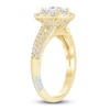 Thumbnail Image 2 of Pnina Tornai Princess & Round-Cut Diamond Engagement Ring 1-3/4 ct tw 14K Yellow Gold