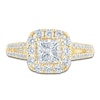 Thumbnail Image 3 of Pnina Tornai Princess & Round-Cut Diamond Engagement Ring 1-3/4 ct tw 14K Yellow Gold