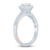 Thumbnail Image 1 of Pnina Tornai Oval & Round-Cut Diamond Engagement Ring 1-1/8 ct tw 14K White Gold