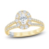 Thumbnail Image 1 of Pnina Tornai Oval & Round-Cut Diamond Engagement Ring 1-1/8 ct tw 14K Yellow Gold