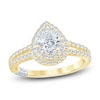 Thumbnail Image 1 of Pnina Tornai Pear, Round & Marquise-Cut Diamond Engagement Ring 1-1/4 ct tw 14K Yellow Gold