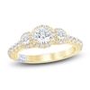 Thumbnail Image 1 of Pnina Tornai Round Diamond 3-Stone Engagement Ring 1-1/5 ct tw 14K Yellow Gold