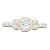 Thumbnail Image 3 of Pnina Tornai Round Diamond 3-Stone Engagement Ring 1-1/5 ct tw 14K Yellow Gold