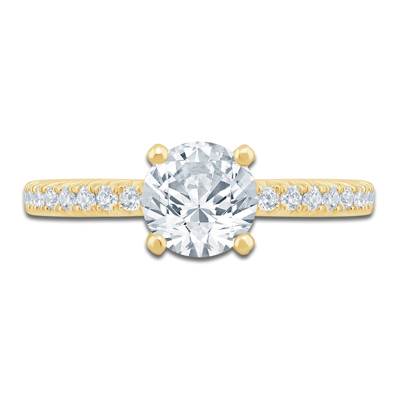 Main Image 3 of Pnina Tornai Diamond Engagement Ring 1-1/4 ct tw 14K Yellow Gold