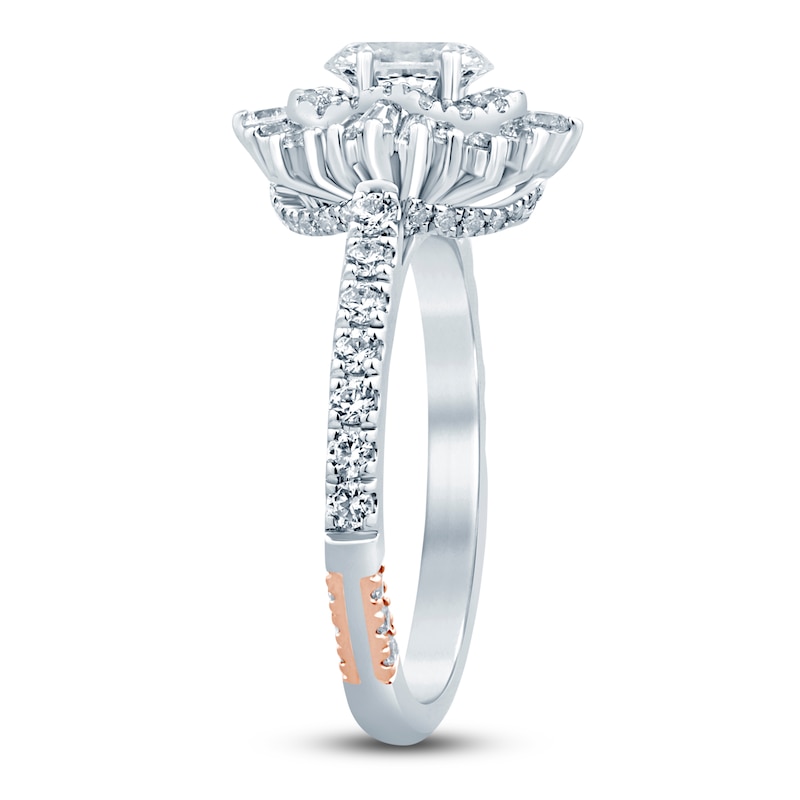 Main Image 2 of Pnina Tornai Oval, Baguette & Round-Cut Diamond Engagement Ring 1-1/4 ct tw 14K White Gold