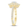 Thumbnail Image 2 of Pnina Tornai Oval, Baguette & Round-Cut Diamond Engagement Ring 1-1/4 ct tw 14K Yellow Gold