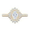 Thumbnail Image 3 of Pnina Tornai Oval, Baguette & Round-Cut Diamond Engagement Ring 1-1/4 ct tw 14K Yellow Gold