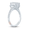 Thumbnail Image 2 of Pnina Tornai Emerald & Round-Cut Diamond Engagement Ring 2-7/8 ct tw 14K White Gold