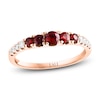 Thumbnail Image 1 of LALI Jewels Natural Ruby & Diamond Anniversary Ring 1/6 ct tw 14K Rose Gold