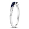 Thumbnail Image 2 of LALI Jewels Natural Blue Sapphire & Diamond Anniversary Ring 1/6 ct tw 14K White Gold