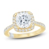 Thumbnail Image 0 of Pnina Tornai Lab-Created Cushion-Cut Diamond Engagement Ring 2-1/2 ct tw 14K Yellow Gold