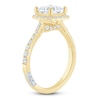 Thumbnail Image 1 of Pnina Tornai Lab-Created Cushion-Cut Diamond Engagement Ring 2-1/2 ct tw 14K Yellow Gold