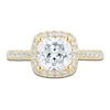 Thumbnail Image 2 of Pnina Tornai Lab-Created Cushion-Cut Diamond Engagement Ring 2-1/2 ct tw 14K Yellow Gold